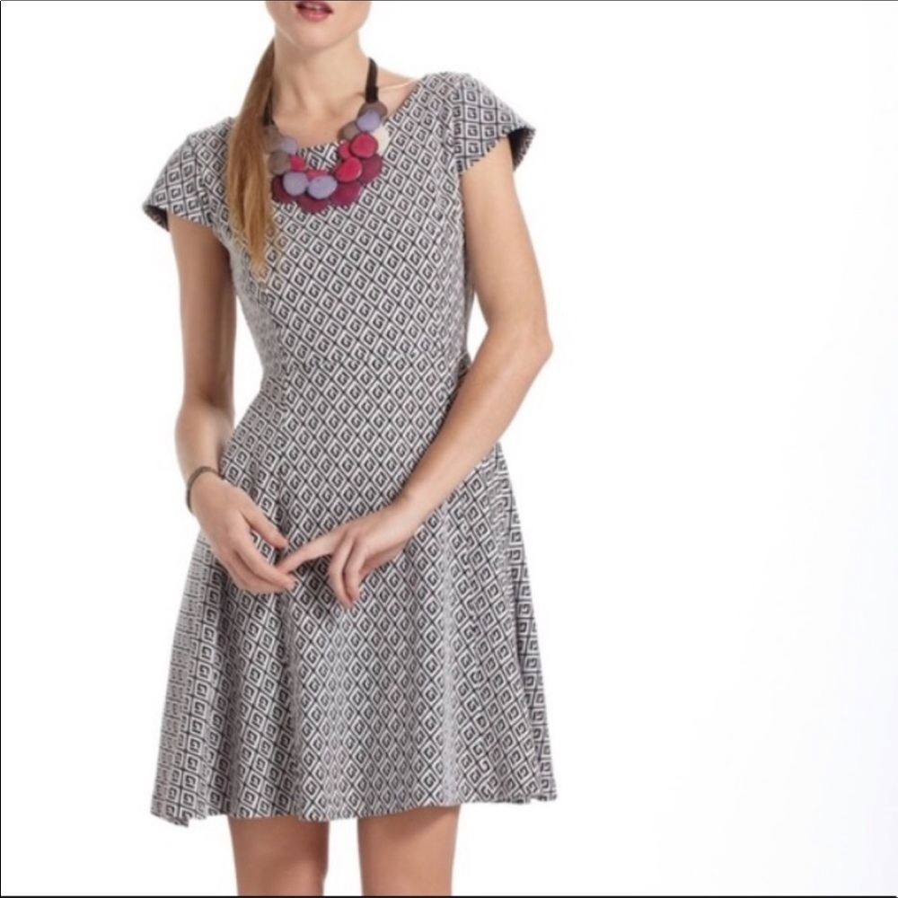 NEW Anthropologie Maeve Aztec Print Dress Large